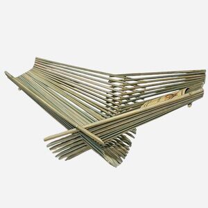NWT Chopstick Art 30 Pairs Folding Basket
